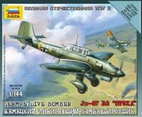 7306, JU-87 B2 'Stuka' German Dive Bomber, 1/72,  Zvezda