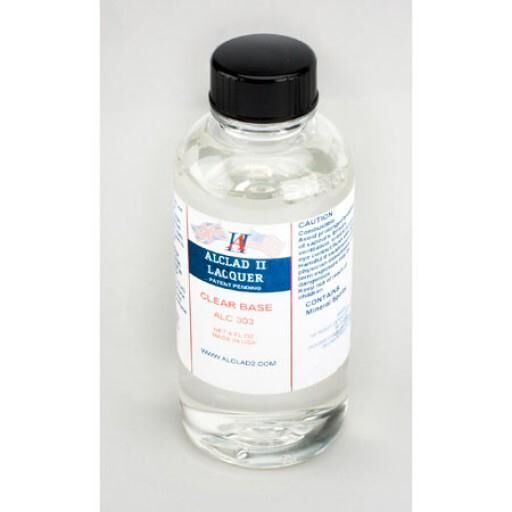303,  Lacquer Clear Base 4 FL. Oz., Alclad II.