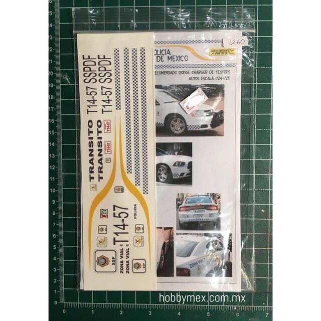 1260, Policia Auxiliar  Cd. de Mexico,1/24 - 1/25, Fiber Decals.. 7