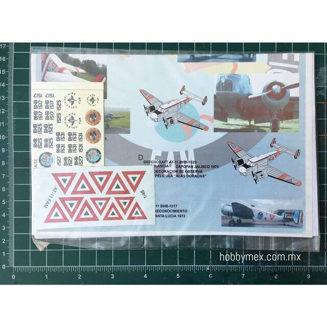 3336, Beechcraft AT-11, 1/48, Fiber Decals. 4
