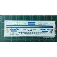 3287, Aviacsa Boeing 727-200, 1/144,  Calcomanias Genericas. 9