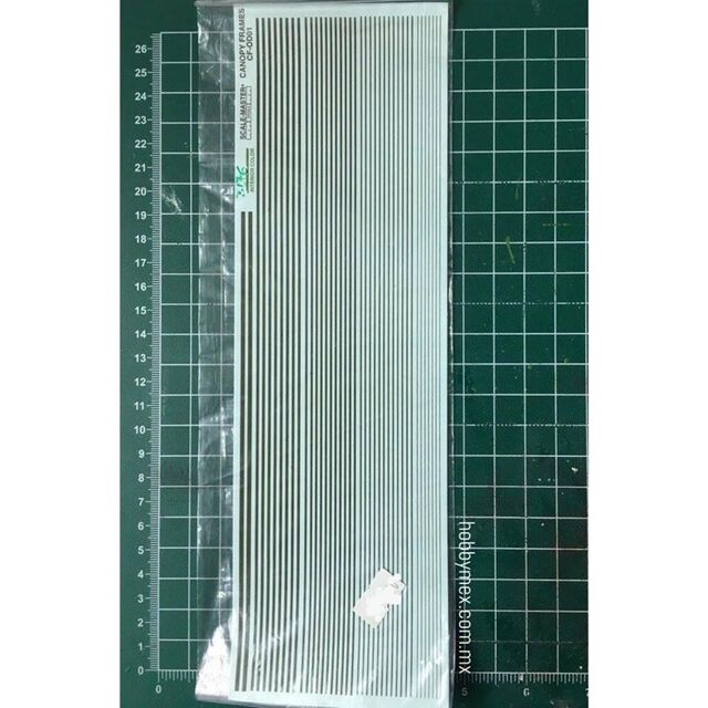 3176, Canopy Frame Decals, Varias Escalas, Calcas Genericas. 1