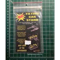 3303, Tilting Car Stand Fits all scale, 1/64 - 1/18, Detail Master.