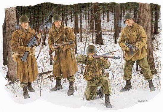 6163, U.S. 101 Airborne Division ( Bastogne 1944), 1/35, Dragon. 