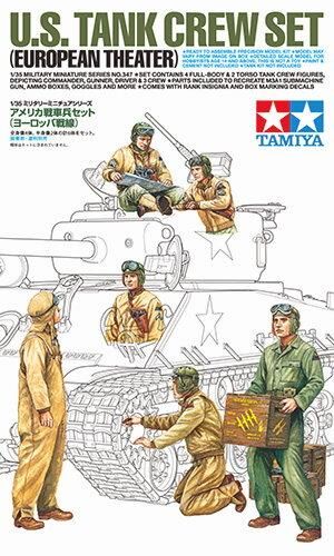 35347, U.S. Tank Crew Set (European Theater), 1/35, Tamiya. 