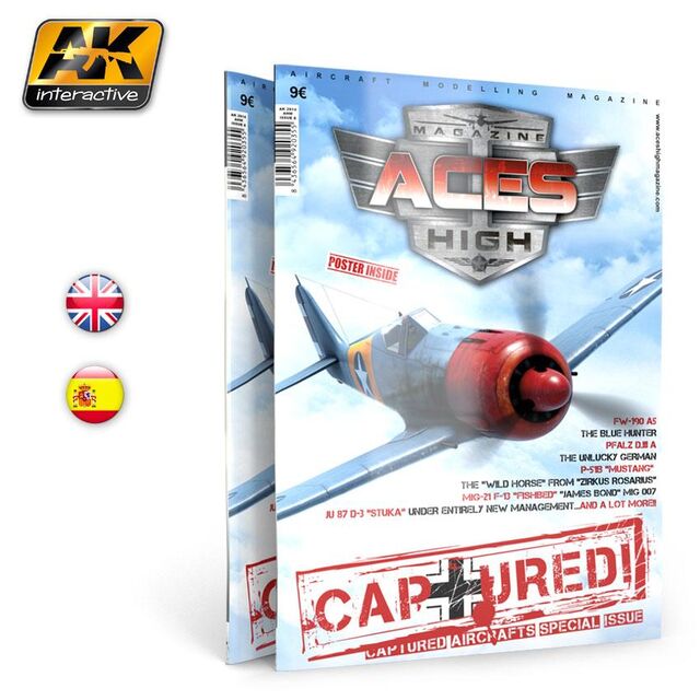 2914,  Magazine Aces High CAPTURED,  AK Interactive.