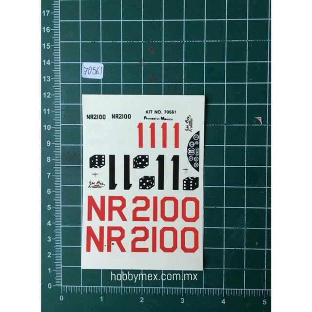 70561, NR2100, 1/32, Calcomanias Genericas. 2