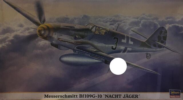 09511, MesserschmittBF109G-10  "NACHT JAGER", 1/48, Hasegawa.