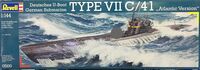 05100, Type VII C/41, "Atlantic Version", 1/144, Revell. 