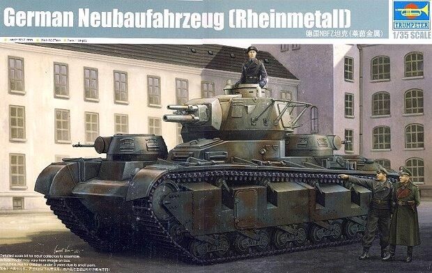 05528, German Neubaufahrzeug (Rheinmetall), 1/35, Trumpeter.
