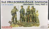 6143, 3rd FallschirmJager Division (Ardennes 1944) Part 2, 1/35,  Dragon.