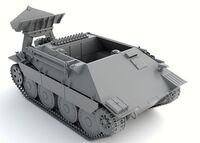 35101,  German Bergepanzer Hetzer Late, 1/35, Thunder.