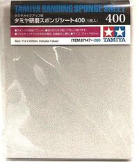 87147, Sanding Sponge Sheet 400, Tamiya.