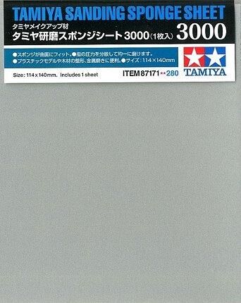 87171, Sanding Sponge Sheet 3000, Tamiya.
