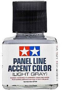 87189, Panel Line Accent Color (Light Gray), Tamiya.
