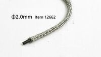 12662, Braided Hose (2.0 mm Outer Diameter), Tamiya. 