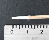 3687, Palillo con recubrimiento de algodon, Microbrush. 