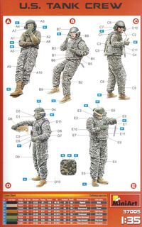 37005, U.S Tank Crew, 1/35, MiniArt.