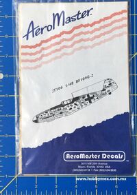 JT106, BF109G-2, 1/48, AeroMaster Decals. 5