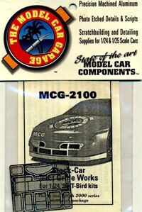 2100, Duct Grille Works 96 T-Bird kits, 1/24, The Model Car Garage.