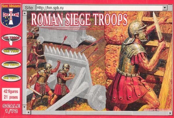 ORI72011, Roman Siege Troops, 1/72, Garon Miniatures.