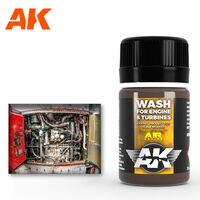 AK2000, Aircraft Engine Effects Weathering Set, AK Interactive.