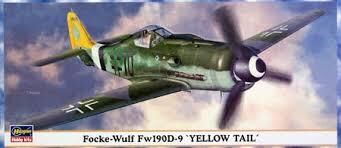 00659. Focke-Wulf Fw190D-9 "Yellow Tail", 1/72,  Hasegawa.