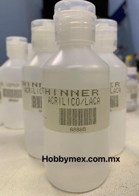 88886, Solvente Acrilico/Laca 125ml, Hobby Tools. 