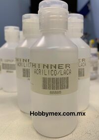 88886, Solvente Acrilico/Laca 125ml, Hobby Tools. 