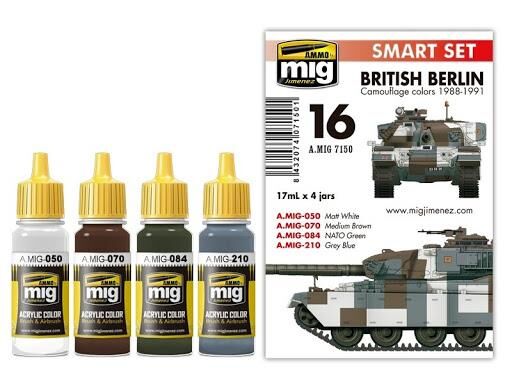 7150, British Berlin Camouflage Colors (1988-1991), AMMO Mig.