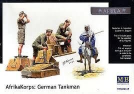 3559, AfrikaKorps: German Tankman, 1/35, Masterbox.