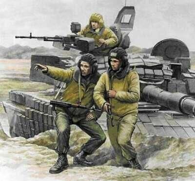3615, Russian Tank Crew, 1/35, Zvezda.