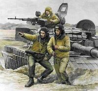 3615, Russian Tank Crew, 1/35, Zvezda.
