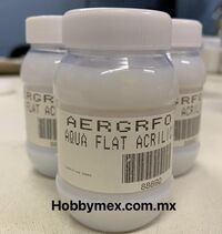 88892, Aqua Flat Acrilico para Aerografo, Equiv.