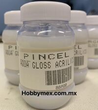 88890, Aqua Gloss Acrilico para Pincel, Equiv.