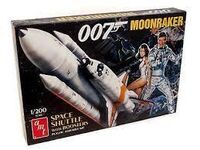 1208, 007 Moonraker Space Shuttle with Boosters, 1/200, AMT.