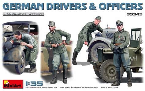35345, German Drivers & Officers, 1/35, MiniArt. 