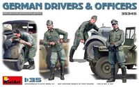 35345, German Drivers & Officers, 1/35, MiniArt. 