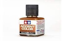 87209, Pinel Line Accent Color Orange-Brown, Tamiya.