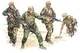 3015, U.S 1ST Infantry Diviion, 1/35, Dragon.