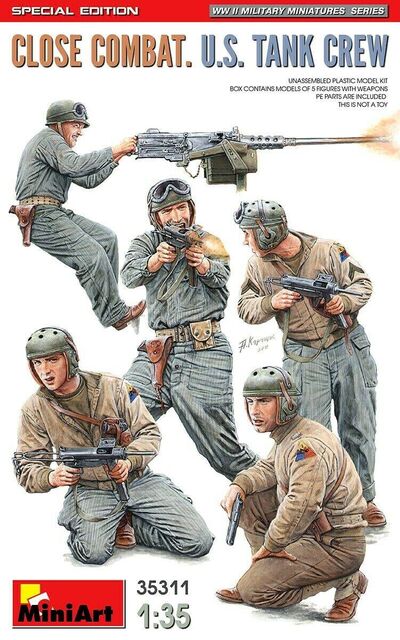 35311, Close Combat. U.S. Tank Crew, 1/35, MiniArt.