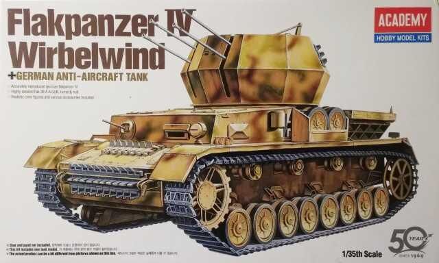 13236, Flakpanzer IV Wirbelwind, 1/35, Academy.