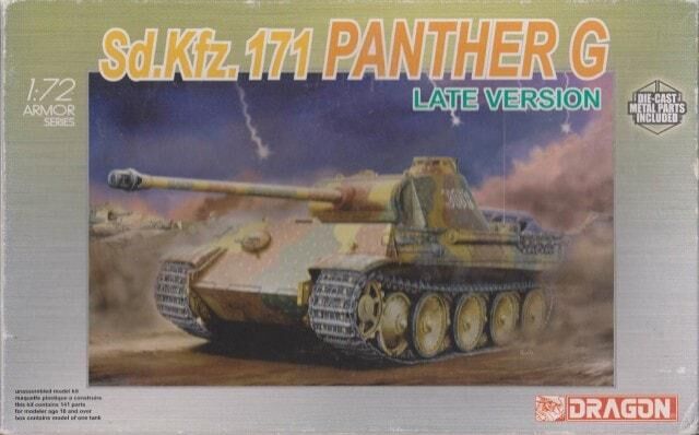 7206,  Sd.Kfz. 171 Panther G Late Version., 1/72, Dragon.
