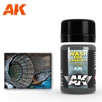 AK 2037, Exhaust Stains Weathering Set, AK Interactive.