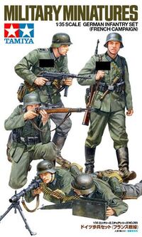 35293, Military Miniatures German Infantry Set (French Campaing), 1/35, Tamiya.
