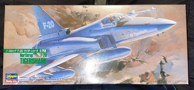 604, Northrop Tigershark F-20, 1/72, Hasegawa. 