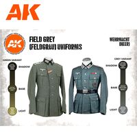 AK11627, Field Grey (Feldgrau) Uniforms, AK Interactive.