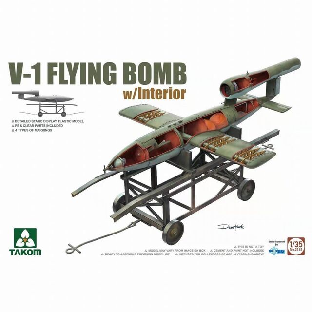 2151, V-1 Flying Bomb, 1/35, Takom.