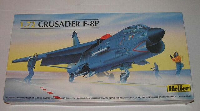 80326, Crusader F-8P, 1/72, Heller.