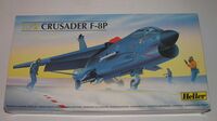 80326, Crusader F-8P, 1/72, Heller.
